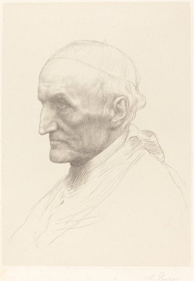 Kardinal Manning, 2. Platte von Alphonse Legros