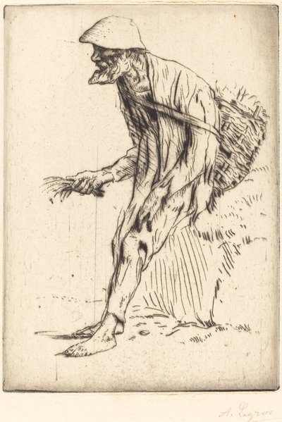 Vogelmiere-Händler Marchand de mouron von Alphonse Legros