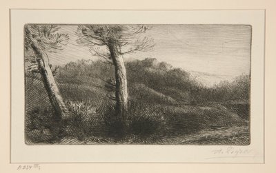 Sonnenuntergang von Alphonse Legros