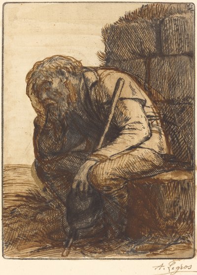 Verzweifelter Mann (Le désespéré) von Alphonse Legros