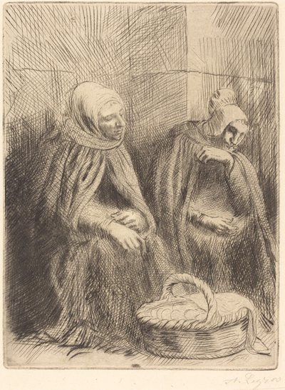 Eierverkäuferinnen, 1. Platte von Alphonse Legros