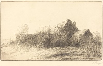 Bauernhof (Une ferme) von Alphonse Legros