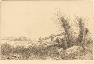 Bauer im Ruhestand von Alphonse Legros