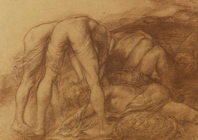 Figuren, die tote Soldaten entfernen von Alphonse Legros