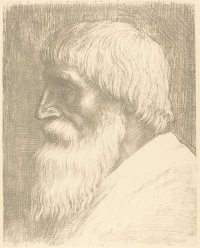 Kopf eines Mannes von Alphonse Legros