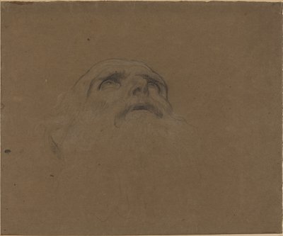 Kopf eines alten Mannes von Alphonse Legros