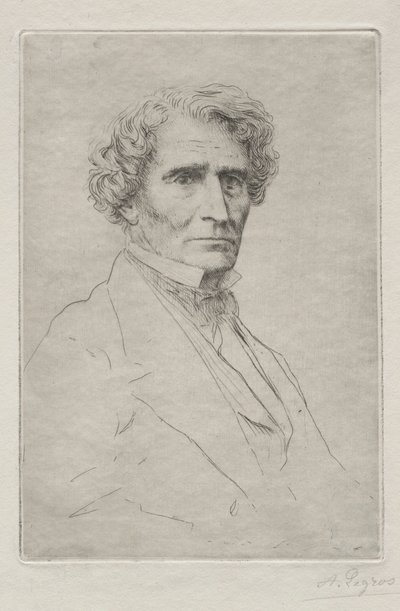 Hector Berlioz von Alphonse Legros