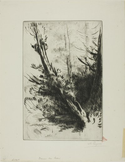 Im Wald von Alphonse Legros