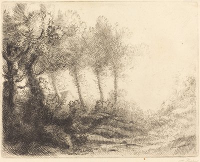 Landschaft von Alphonse Legros