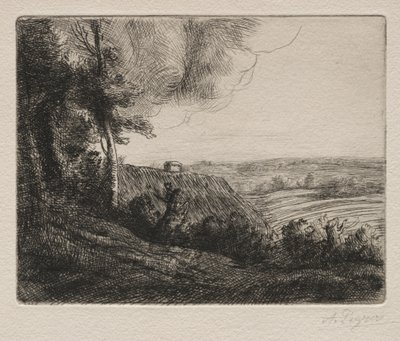 Landschaft von Alphonse Legros