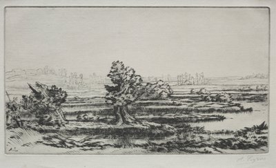 Landschaft von Alphonse Legros
