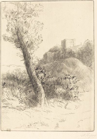 Landschaft von Alphonse Legros