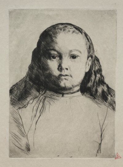 Kleine Marie von Alphonse Legros
