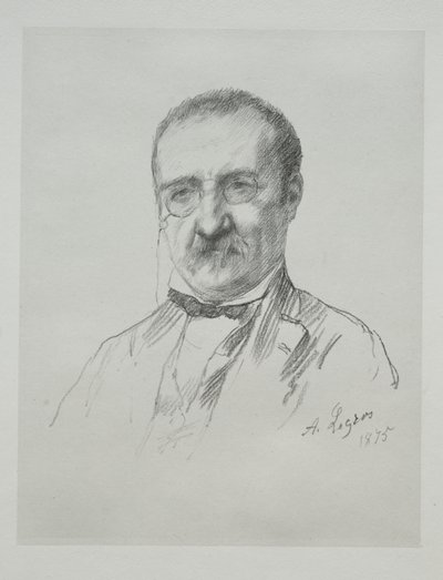 Herr Champfleury, 1875 von Alphonse Legros