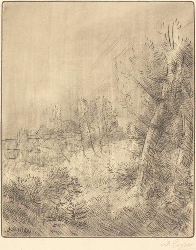 Altes Dorf von Alphonse Legros