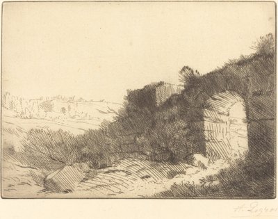 Römische Ruine von Alphonse Legros