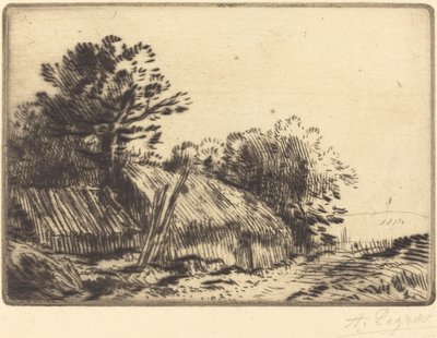 Ländliche Szene von Alphonse Legros