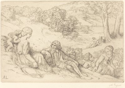 Frühling von Alphonse Legros