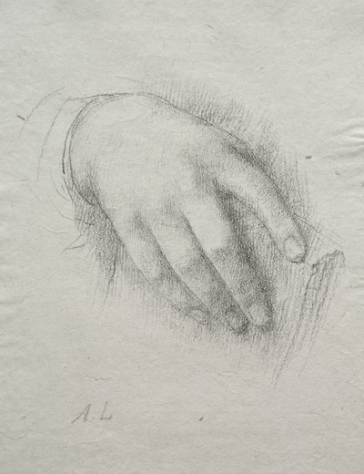 Die Hand von Nora E. Legros von Alphonse Legros