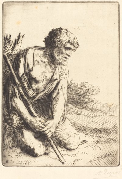 Der verlorene Sohn, 3. Platte von Alphonse Legros