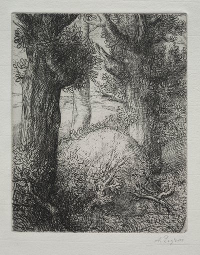 Gallischer Grabhügel von Alphonse Legros
