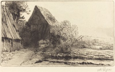 Haus des Wagenmachers (La maison du charron) von Alphonse Legros