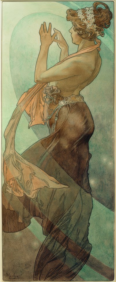 Abendstern von Alphonse Mucha