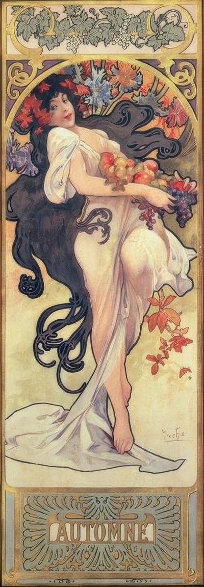 Herbst von Alphonse Mucha