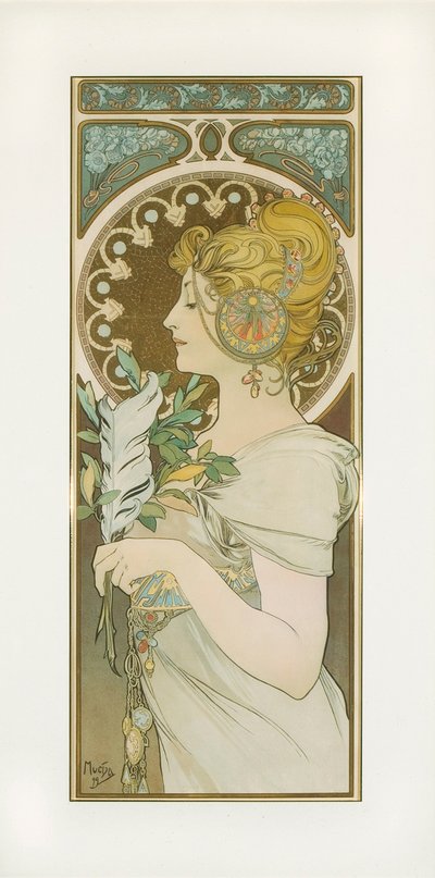 La Plume von Alphonse Mucha