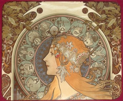 Zodiaque von Alphonse Mucha