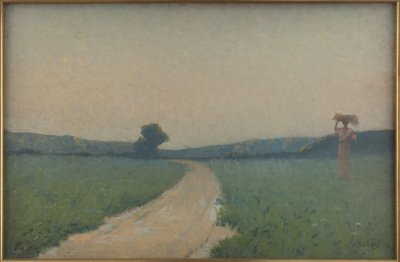 Die Landstraße am Morgen von Alphonse Osbert