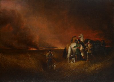 Die Prärie in Flammen von Alvan Fisher