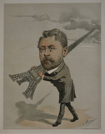 Gustave Eiffel aus: Les Hommes du siècle von Amand Vaché