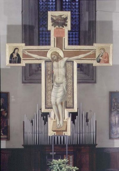 Kreuzigung von Ambrogio Bondone (workshop) Giotto