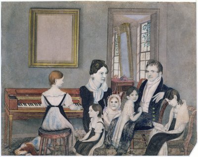 Die Familie Schuyler, 1824 von Ambrose Andrews