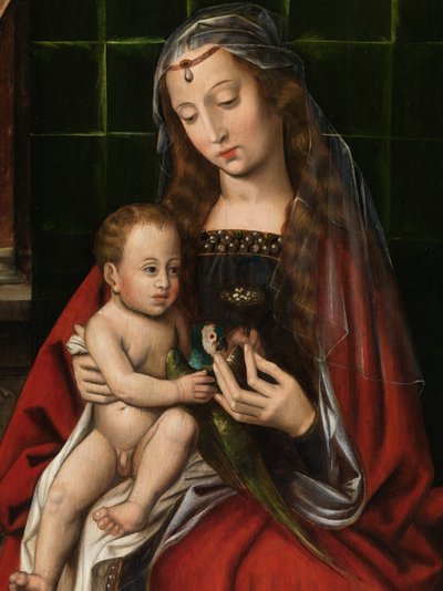 (Detail) Madonna von Ambrosius Benson