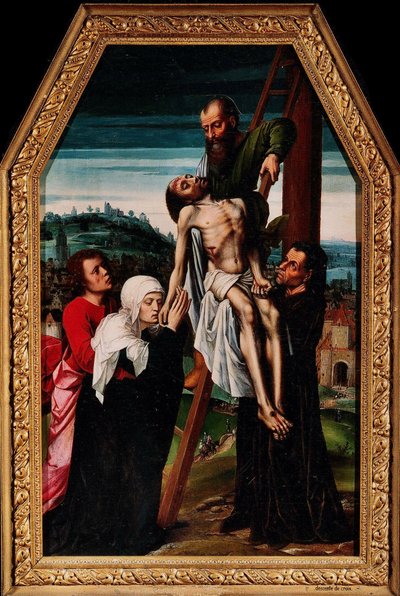 Die Kreuzabnahme, 1528 von Ambrosius Benson
