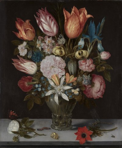 Blumen in einem Glas von Ambrosius the Elder Bosschaert