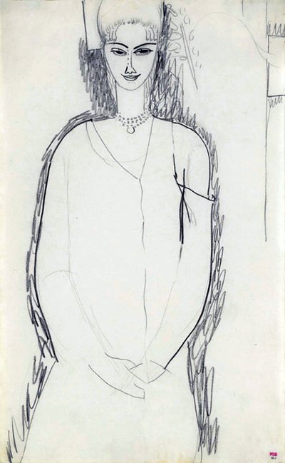 Anna Achmatowa, 1911 von Amedeo Modigliani