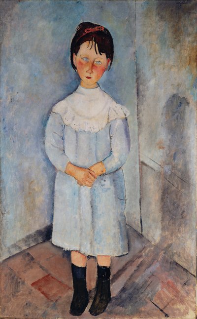 Mädchen in Blau, 1918 von Amedeo Modigliani