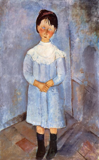 Mädchen in Blau, 1918 von Amedeo Modigliani