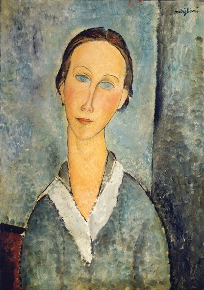 Mädchen in einer Matrosenbluse, 1918 von Amedeo Modigliani