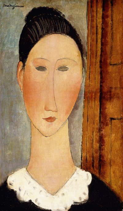 Kopf eines Mädchens von Amedeo Modigliani