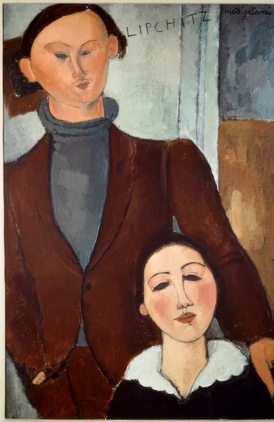 Jacques Lipchitz und seine Frau von Amedeo Modigliani