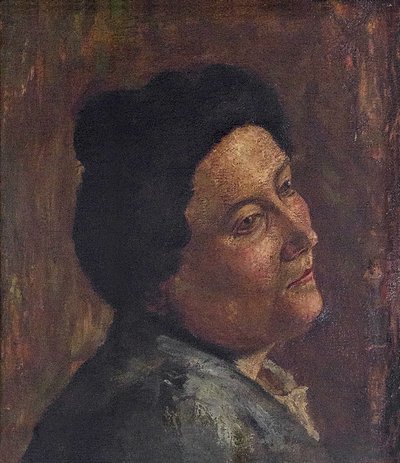 Porträt von Frau Micheli von Amedeo Modigliani