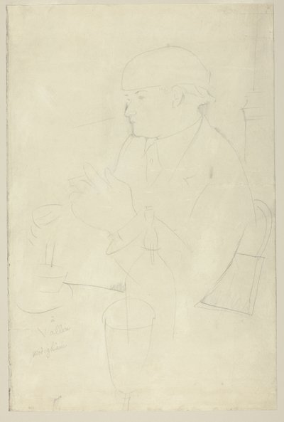 Porträt von Vallin von Amedeo Modigliani
