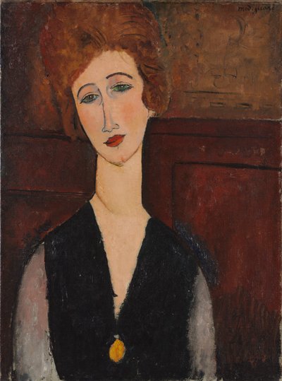 Porträt einer Frau von Amedeo Modigliani