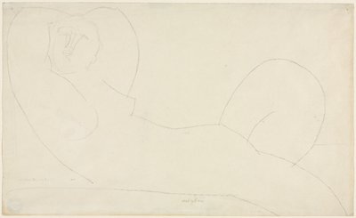 Liegender weiblicher Akt von Amedeo Modigliani