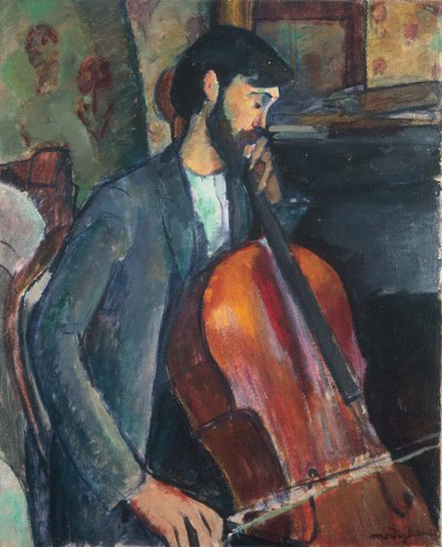 Der Violoncellospieler von Amedeo Modigliani