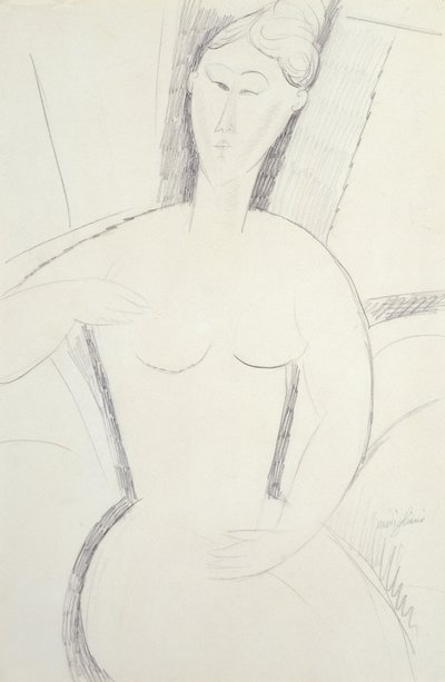 Sitzende Frau von Amedeo Modigliani
